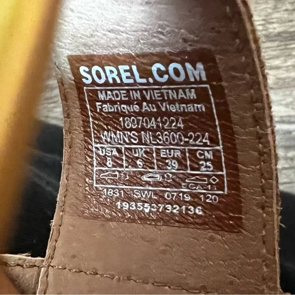Sorel Ankle Strap Sandals - Camel - Picture 9 of 9